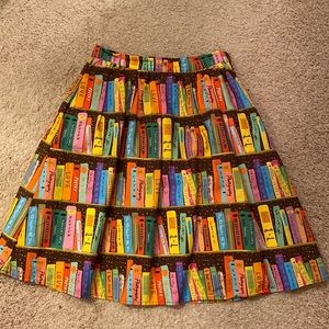 ModCloth book skirt size M